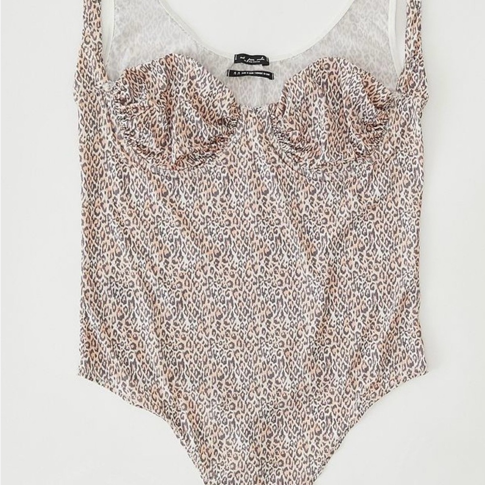 Urban Outfitters Animal Print Bodysuit - Size XS